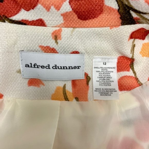 Alfred Dunner Floral Lightweight Lined Jacket | 12 - Picture 6 of 7